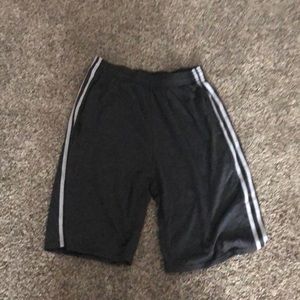 Dark Grey Large Basketball Shorts